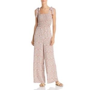 NWT Sadie & Sage Orange Floral Jumpsuit